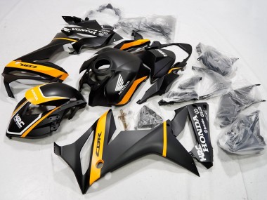 Billige Matt Schwarz Gelb Weiß 2019-2020 Honda CBR650R Motorrad Verkleidung