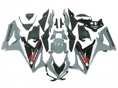 Billige Nardo Grau Schwarz Rot 2019-2020 Honda CBR650R Motorrad Verkleidung