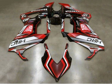 Billige Honda CBR650R Motorrad Verkleidung 2021-2023 - Weiss Rot Glanzendes Schwarz HRC