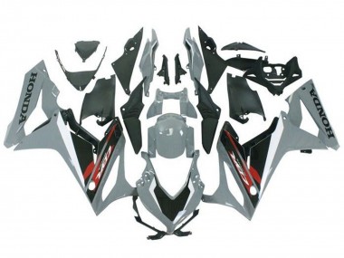 Billige Nardo Grau Glänzendes Schwarz Rot 2021-2023 Honda CBR650R Motorrad Verkleidung