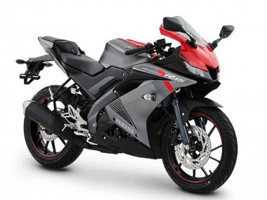 Billige Matt Grau Rot 2018-2024 Yamaha YZF R15 Motorrad Verkleidung