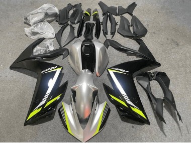 Billige Silber Gelb Schwarz 2015-2018 Yamaha YZF R3/R25 Motorrad Verkleidung