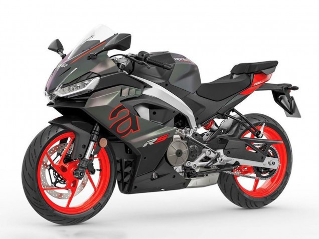 Billige Matt Schwarz Grau Rot 2024-2025 Aprilia RS457 Motorrad Verkleidung