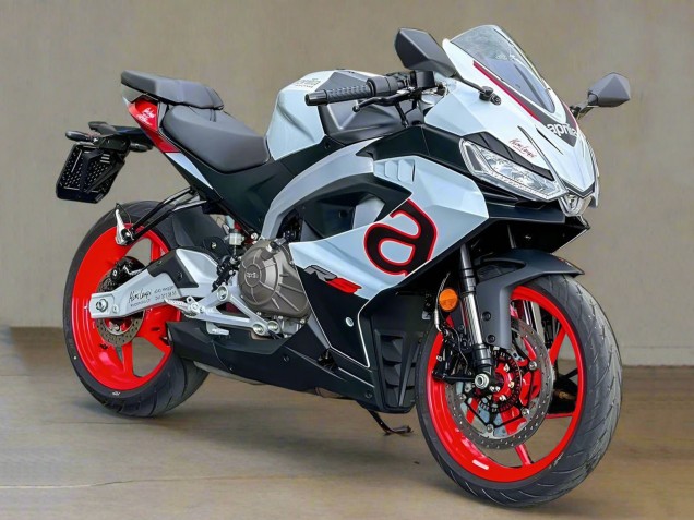 Billige Weiß Schwarz Rot 2024-2025 Aprilia RS457 Motorrad Verkleidung