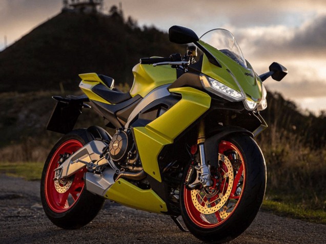 Billige Matt Gold 2020-2024 Aprilia RS660 Motorrad Verkleidung