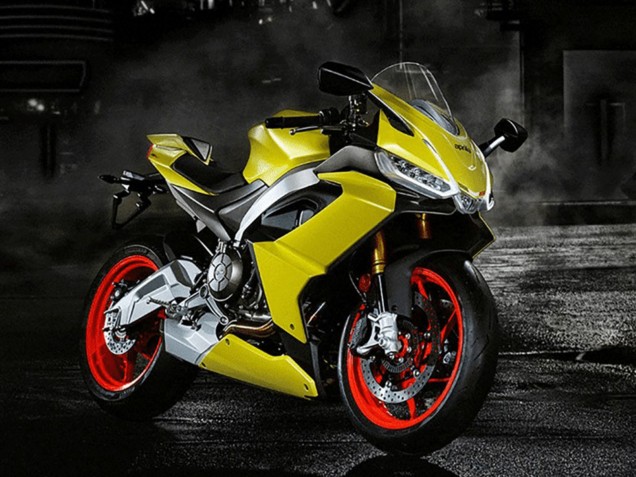 Billige Matt Gold 2020-2024 Aprilia RS660 Motorrad Verkleidung