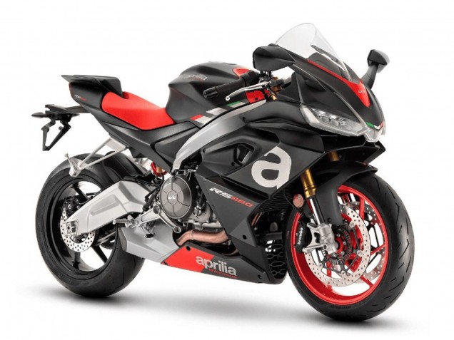 Billige Matt Schwarz Silber Rot 2020-2024 Aprilia RS660 Motorrad Verkleidung