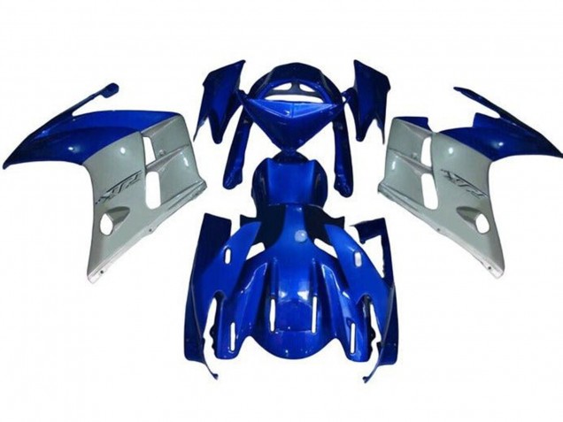 Billige Blau Silber 2007-2012 Yamaha FJR1300 Motorrad Verkleidung