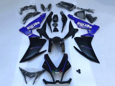 Billige Matt Schwarz Blau 2009-2015 Aprilia RSV4 1000 Motorrad Verkleidung