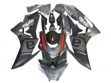 Billige Matt Schwarz Grau Rot 2009-2015 Aprilia RSV4 1000 Motorrad Verkleidung