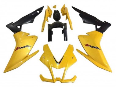 Billige Gelb Schwarz 2009-2015 Aprilia RSV4 1000 Motorrad Verkleidung