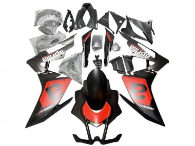 Billige Aprilia RSV4 1000 Motorrad Verkleidung 2016-2020 - Matt Schwarz Rot Weiss