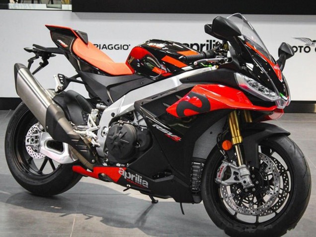 Billige Rot Schwarz 2021-2024 Aprilia RSV4 1100 Motorrad Verkleidung