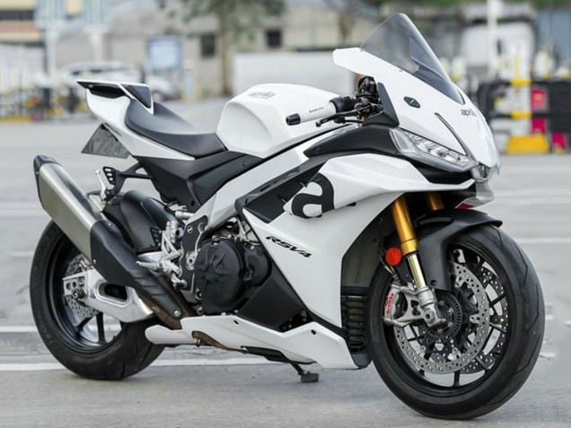 Billige Weiß 2021-2024 Aprilia RSV4 1100 Motorrad Verkleidung