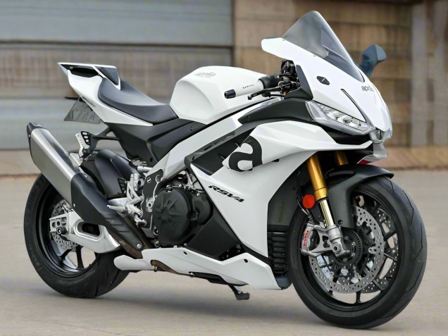 Billige Weiß 2021-2024 Aprilia RSV4 1100 Motorrad Verkleidung