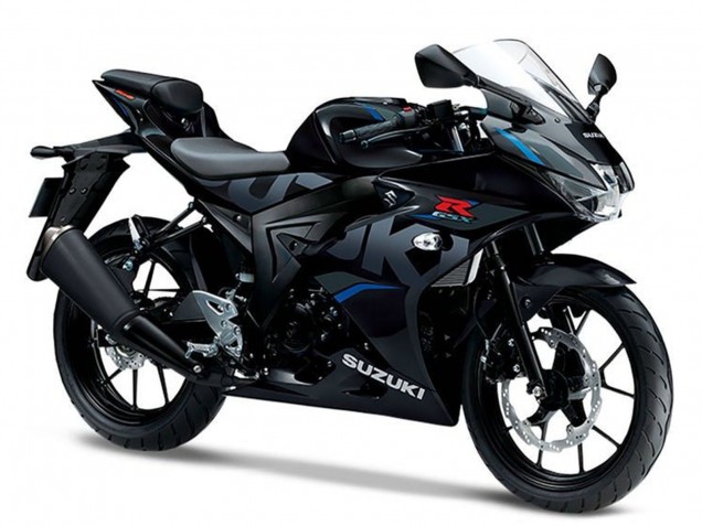 Billige Schwarz Blau 2017-2025 Suzuki GSXR125 Motorrad Verkleidung