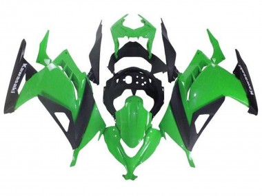 Billige Grün Schwarz 2013-2024 Kawasaki EX300 Motorrad Verkleidung