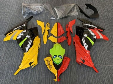 Billige Gelb Rot Grün Hai 2013-2024 Kawasaki EX300 Motorrad Verkleidung
