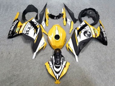 Billige Gelb Weiß Schwarz 2013-2024 Kawasaki EX300 Motorrad Verkleidung