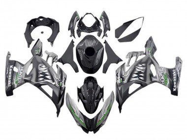 Billige Nardo Grau Schwarz Hai 2018-2024 Kawasaki Ninja 400 Motorrad Verkleidung