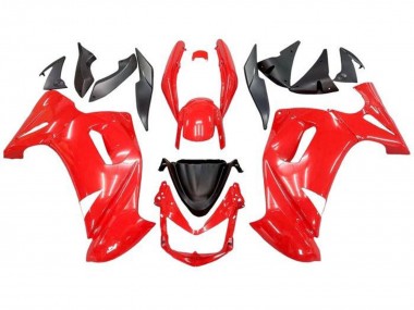 Billige Rot Schwarz 2006-2008 Kawasaki Ninja 650 EX650 Motorrad Verkleidung