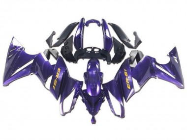 Billige Lila Gelb 2009-2011 Kawasaki Ninja ER6F Motorrad Verkleidung
