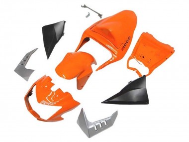 Billige Orange Matt Schwarz 2003-2006 Kawasaki Z1000 Motorrad Verkleidung