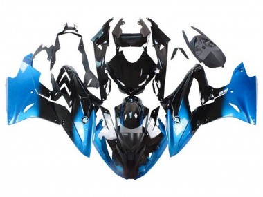 Billige Blau Glänzendes Schwarz 2015-2016 BMW S1000RR Motorrad Verkleidung