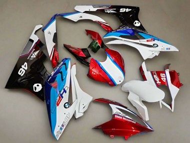 Billige Weiß Rot Blau HP 2019-2022 BMW S1000RR Motorrad Verkleidung