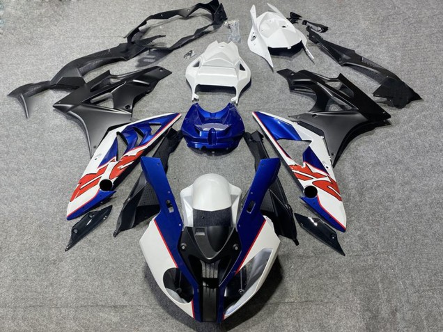 Billige Blau Weiß Rot Schwarz 2019-2022 BMW S1000RR Motorrad Verkleidung