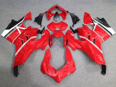 Billige Weiß Rot Glänzendes Schwarz Streifen 2020-2021 Ducati Panigale V4 V4S Motorrad Verkleidung