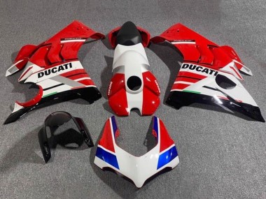 Billige Weiß Rot Blau Glänzendes Schwarz 2020-2021 Ducati Panigale V4 V4S Motorrad Verkleidung
