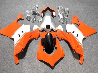 Billige Weiß Silber Orange 2020-2021 Ducati Panigale V4 V4S Motorrad Verkleidung
