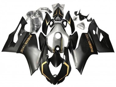 Billige Matt Schwarz Gold Silber Corse 2011-2014 Ducati Panigale 899 Motorrad Verkleidung