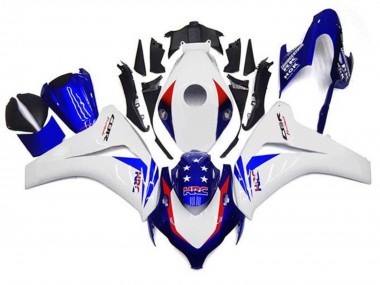 Billige Weiß Rot Blau Stern HRC 2008-2011 Honda CBR1000RR Motorrad Verkleidung