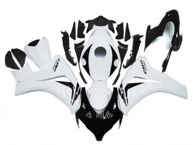 Billige Weiß Glänzendes Schwarz 2008-2011 Honda CBR1000RR Motorrad Verkleidung