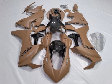 Billige Braun Schwarz Kunst Carbonfaser 2017-2023 Honda CBR1000RR Motorrad Verkleidung
