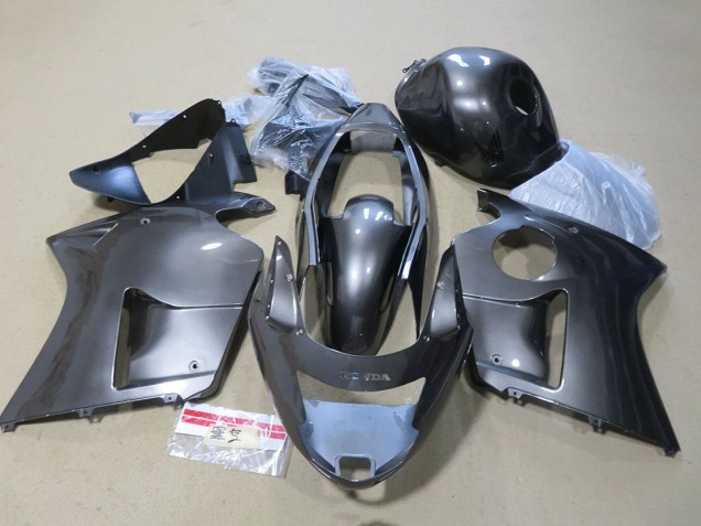 Billige Metallisch Grau 1996-2007 Honda CBR1100XX Blackbird Motorrad Verkleidung