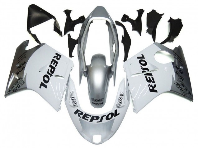 Billige Silber Weiß Grau Schwarz Repsol 1996-2007 Honda CBR1100XX Blackbird Motorrad Verkleidung