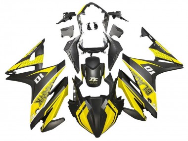 Billige Gelb Matt Schwarz 2016-2018 Honda CBR500R Motorrad Verkleidung