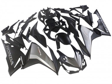 Billige Silber Matt Schwarz 2019-2021 Honda CBR500R Motorrad Verkleidung