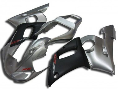 Billige Silber Matt Schwarz Rot Aufkleber 1998-2002 Yamaha YZF R6 Motorrad Verkleidung