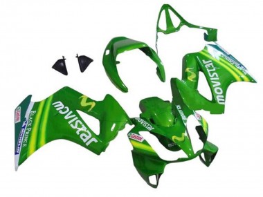 Billige Grün MoviStar Castrol 2002-2013 Honda VFR 800 Motorrad Verkleidung