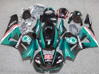Billige Blau Grün Blau Glänzendes Schwarz Petronas 20 2013-2023 Honda CBR600RR Motorrad Verkleidung