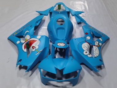 Billige Hellblau Doraemon 2013-2023 Honda CBR600RR Motorrad Verkleidung