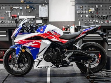 Billige Weiß Rot Blau 2022 Honda CBR400R Motorrad Verkleidung