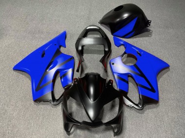 Billige Blau Matt Schwarz 2001-2003 Honda CBR600 F4i Motorrad Verkleidung