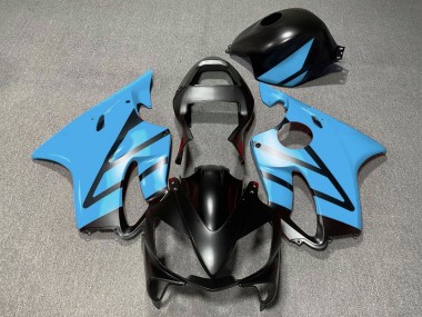 Billige Hellblau Matt Schwarz 2001-2003 Honda CBR600 F4i Motorrad Verkleidung