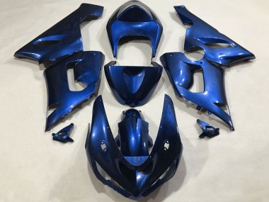 Billige Blau 2005-2006 Kawasaki ZX6R Motorrad Verkleidung