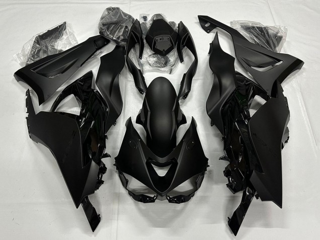 Billige Matt Schwarz 2023-2025 Kawasaki ZX6R Motorrad Verkleidung
